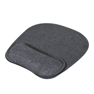 Mouse pad de poliéster que incluye cojín para descansar muñeca