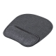 Mouse pad de poliéster que incluye cojín para descansar muñeca