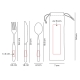Set de cubiertos de acero inoxidable TOMMER