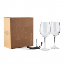 Set de copas con destapacorchos Coppola