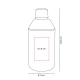 Shaker para bar Mazeru 650 ml
