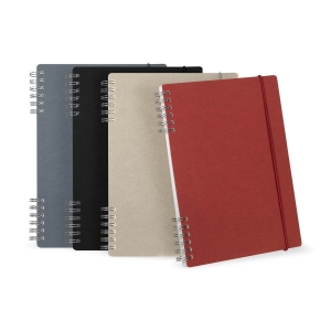 Libreta con espiral metalico POE