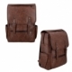 Mochila de curpiel de 1 compatimiento 2 broches