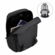 Back pack de vinipiel con cierre y broches magnéticos