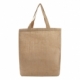 Bolsa de lonetas laminado con asas de color beige