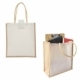 Bolsa de loneta laminada con yute y asas