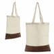 Elegante Bolsa de mano hecha con algodón y asas