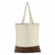 Elegante Bolsa de mano hecha con algodón y asas