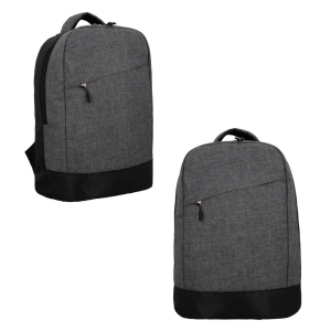 Básica mochila de 2 compartimientos de poliéster