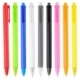 Bonitos bolígrafos de plástico con colores solidos