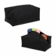 Sencilla neceser para viaje de poliuretano color negro