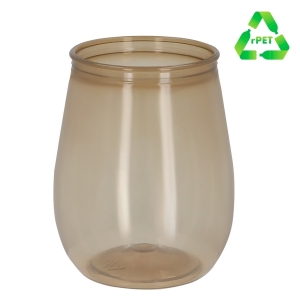 Vaso de plástico hecho de materiales reciclados de 350 ml