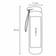 Innovador cilindro con materiales reciclados cap 1000 ml