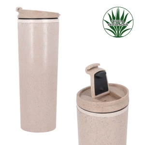 Termo de plástico con materiales reciclados cap 500 ml