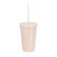 Vaso de plástico con materiales reciclados cap de 500 ml