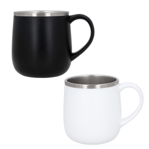 Taza de acero inoxidable con capacidad de 380 ml