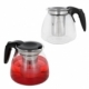 Cafeteria de crital con infusor de acero inoxidable cap 1 100 ml