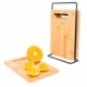 Set de tablas de bambú con base metalica