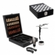 Set de vinos con 4 accesorios y juego de ajedrez