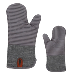 Guantes de cocina de poliéster con antiderrapante