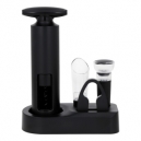 Set para vinos con varios utensilios y inluye base