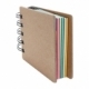 Ecológica libreta con espiral con 6 hojas negras