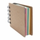 Ecológica libreta con espiral con 6 hojas negras