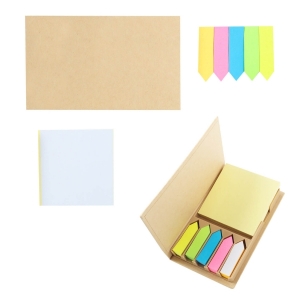 Set ecológico de cartón con 5 banderas