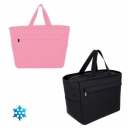 Hielera de poliéster con interior impermeable con doble asa