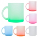 Taza de vidrio con acabado frost degradado cap de 330 ml