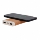 Power bank de corcho con plástico capacidad de 10 000 mAh