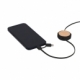 Cargador mutifuncional circular con entrada USB y tipo C