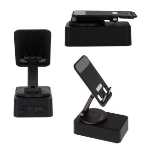 Innovador bocina bluetooth portátil con soporte para celular