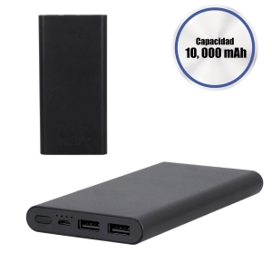 Power bank de metal con capacidad de 10 000 mAh