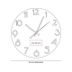 Reloj Quare bonito y funcional con acabado en madera