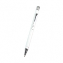 Bolígrafo de aluminio con tinta gel azul