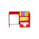 Organizador de escritorio plegable con post it
