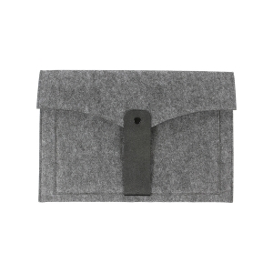 Carpeta ejecutiva fabricada en fieltro y detalles de semi piel
