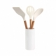 Juego de utensilios de cocina con recipiente de cerámica