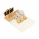 Set para quesos fabricado en mármol y bambú