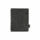 Libreta de espiral fabricada en fieltro rpet