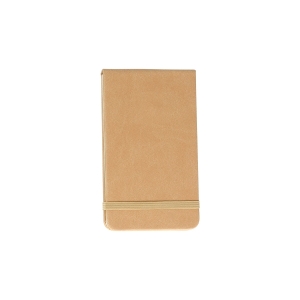 Libreta vertical con pasta de PU