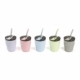 Vaso fabricado en acero inoxidable con capacidad de 480 Ml