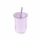 Vaso fabricado en plástico con doble pared