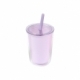 Vaso fabricado en plástico con doble pared