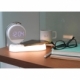 Cargador inalámbrico con reloj y luz nocturna