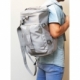 Mochila de viaje color gris
