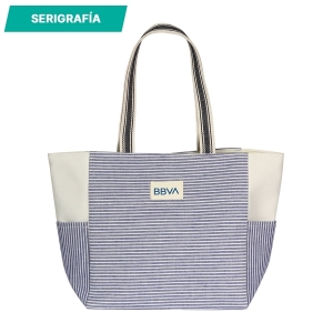 Bolsa de algodón con forro de poliéster