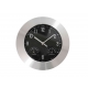 Reloj de pared de aluminio Mide temperatura y humedad