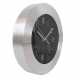 Reloj de pared de aluminio Mide temperatura y humedad